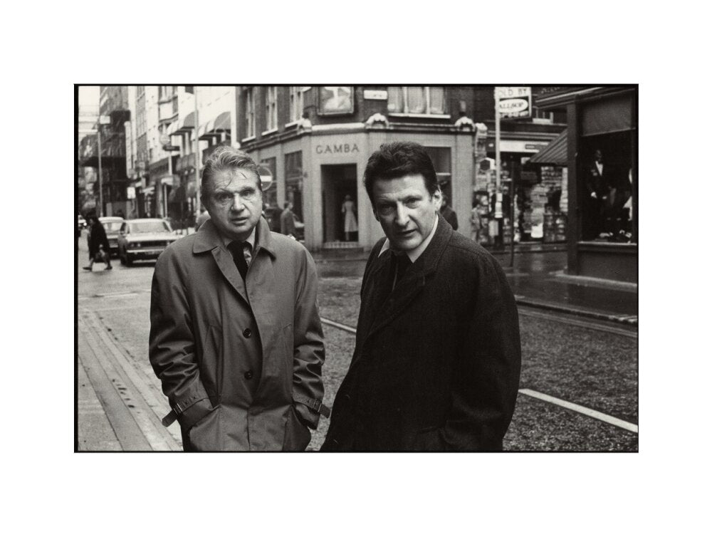 Francis bacon; lucian freud portrait print (art print, extra large, no frame)