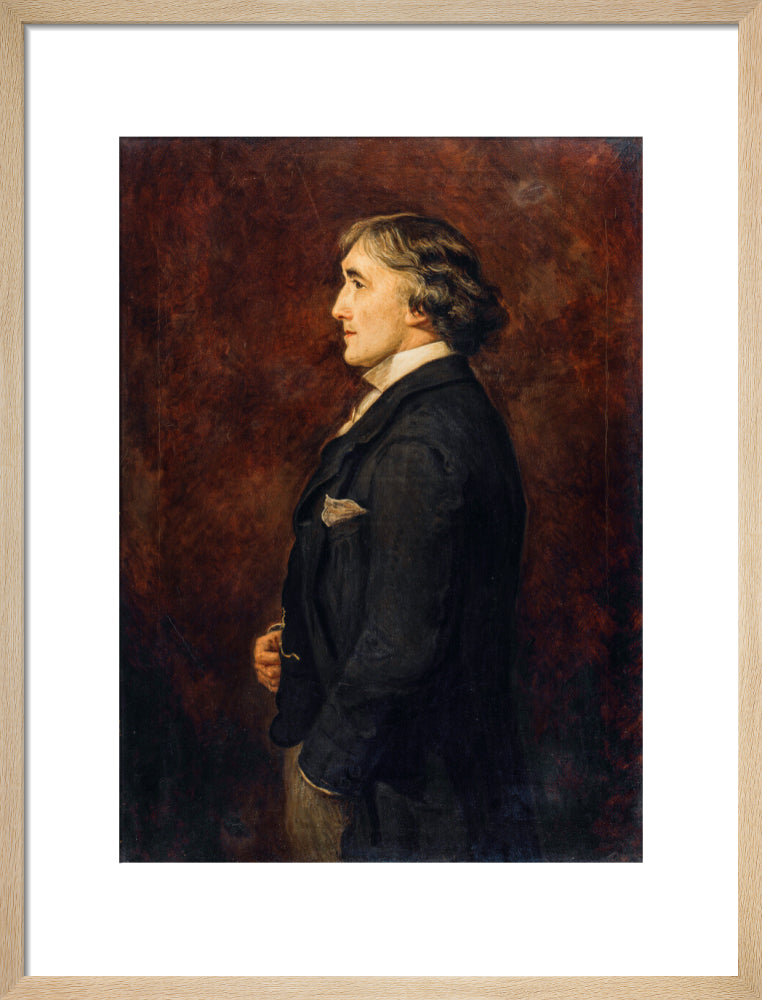 Sir henry irving portrait print (art print, medium, natural frame)