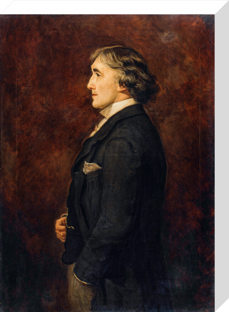 Sir henry irving portrait print (stretched canvas, medium, no frame)