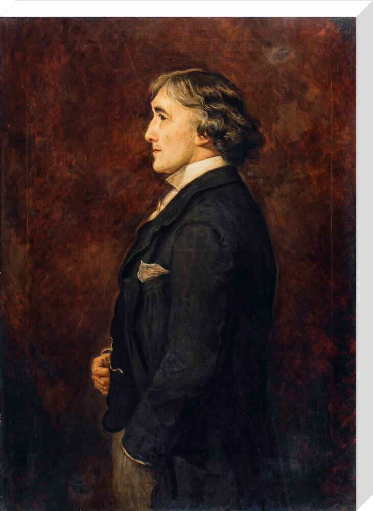 Sir henry irving portrait print (stretched canvas, large, no frame)