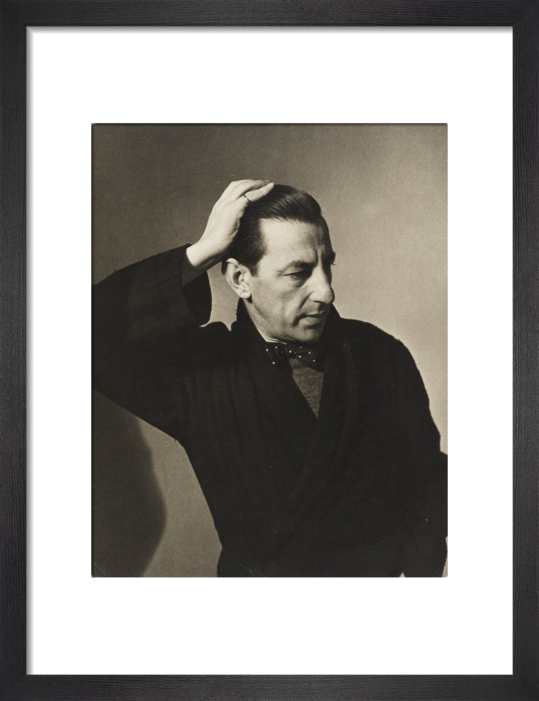 Paul nash portrait print (art print, small, black frame)