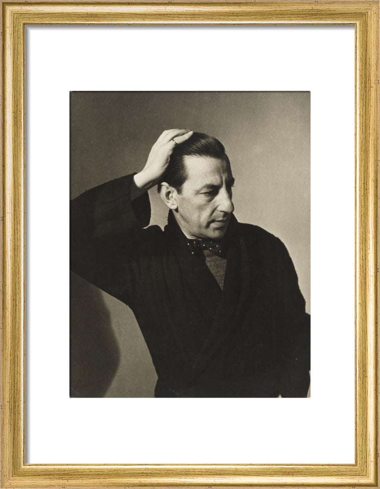 Paul nash portrait print (art print, small, gold frame)