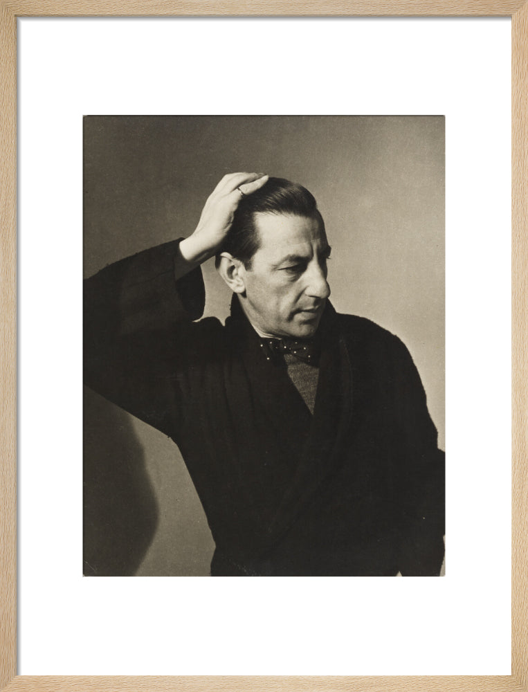 Paul nash portrait print (art print, medium, natural frame)