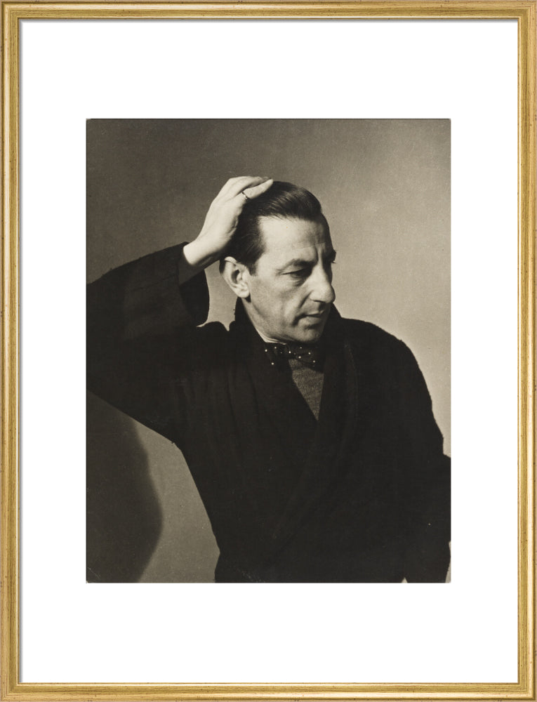 Paul nash portrait print (art print, large, gold frame)