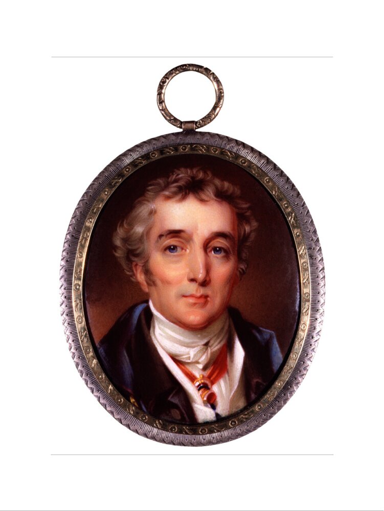 Arthur wellesley, 1st duke of wellington portrait print (art print, large, no frame frame)