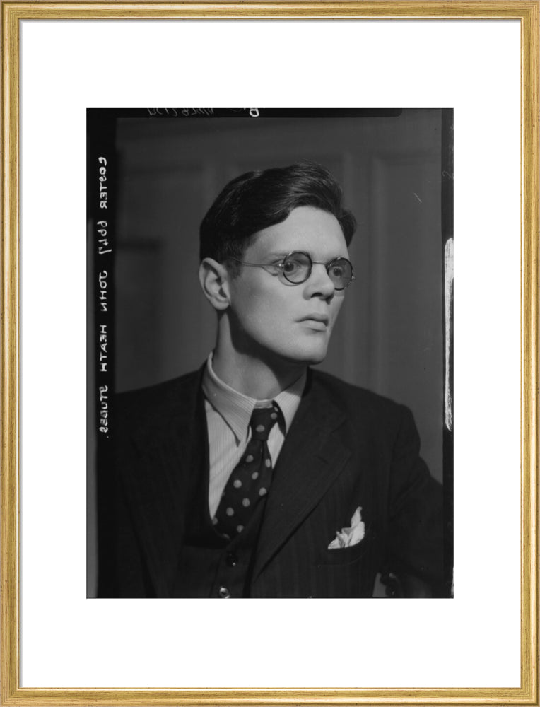 John francis alexander heath stubbs portrait print (art print, large, gold frame)