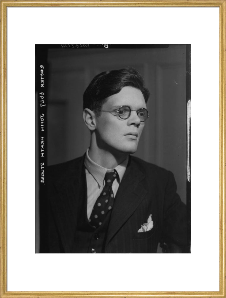 John francis alexander heath stubbs portrait print (art print, extra large, gold frame)