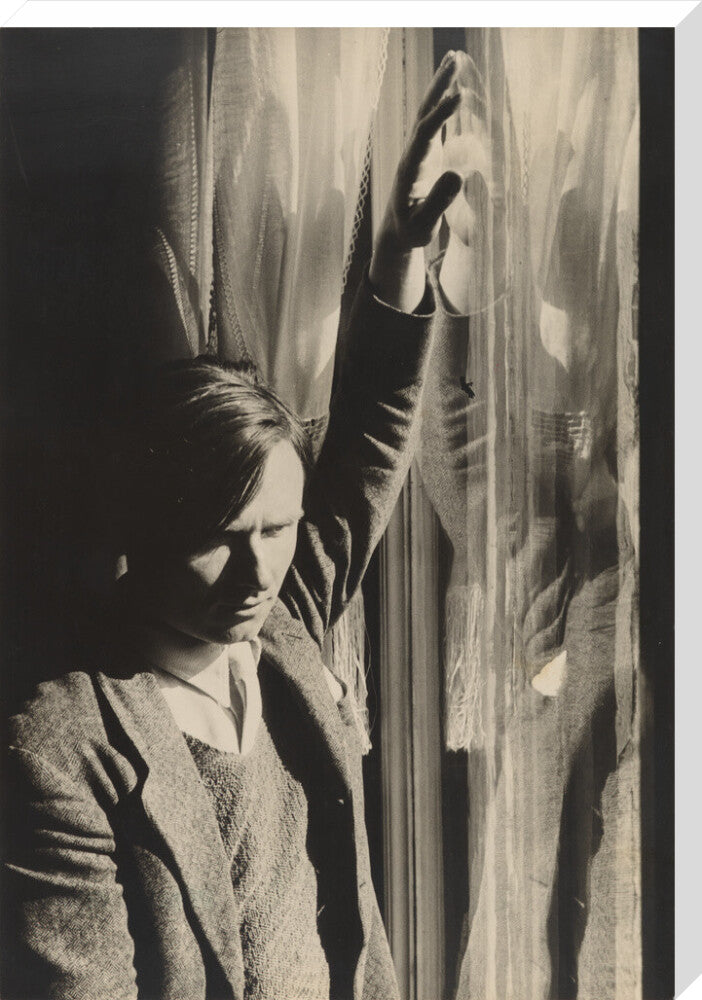 Christopher isherwood portrait print (stretched canvas, extra large, no frame frame)