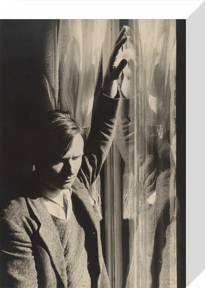 Christopher isherwood portrait print (stretched canvas, small, no frame frame)