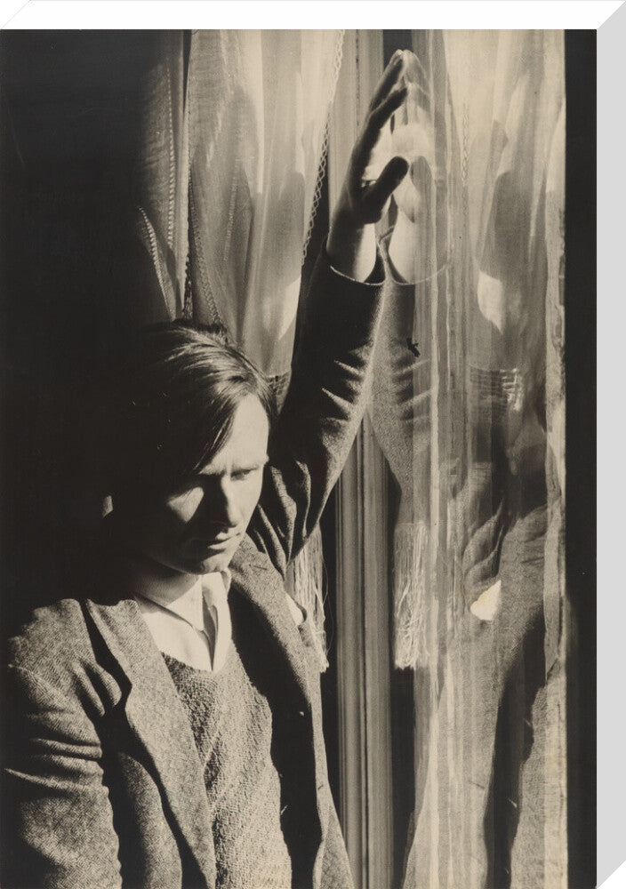 Christopher isherwood portrait print (stretched canvas, large, no frame frame)