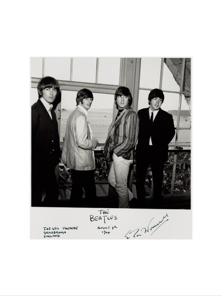 The beatles (george harrison; ringo starr; john lennon; paul mccartney) portrait print (art print, medium, no frame)