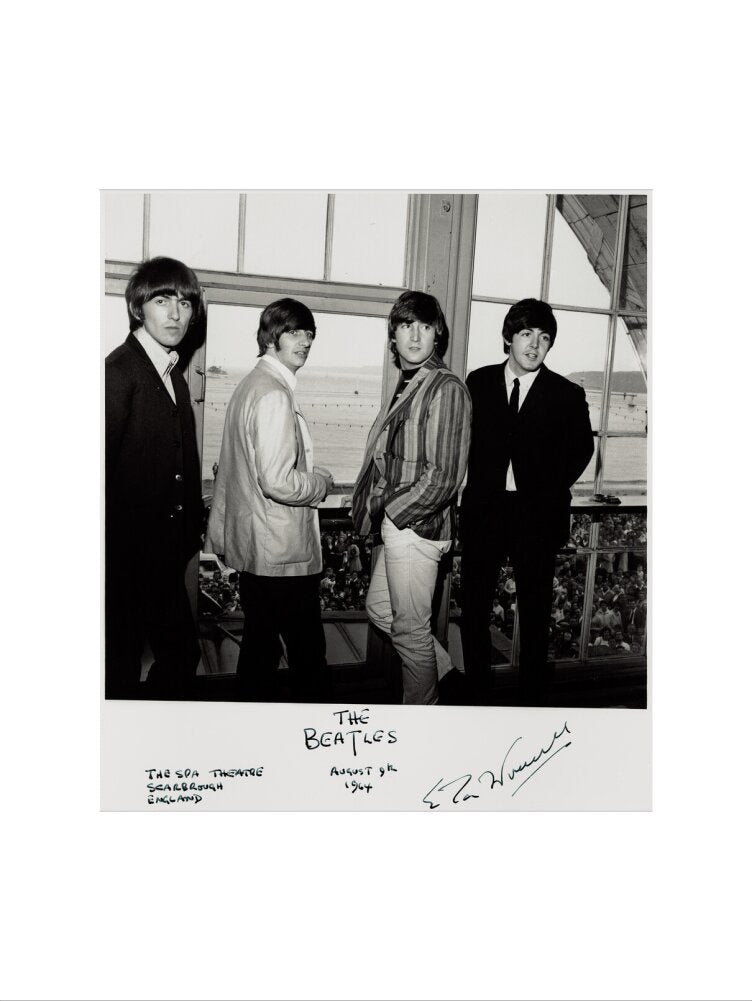 The beatles (george harrison; ringo starr; john lennon; paul mccartney) portrait print (art print, extra large, no frame)