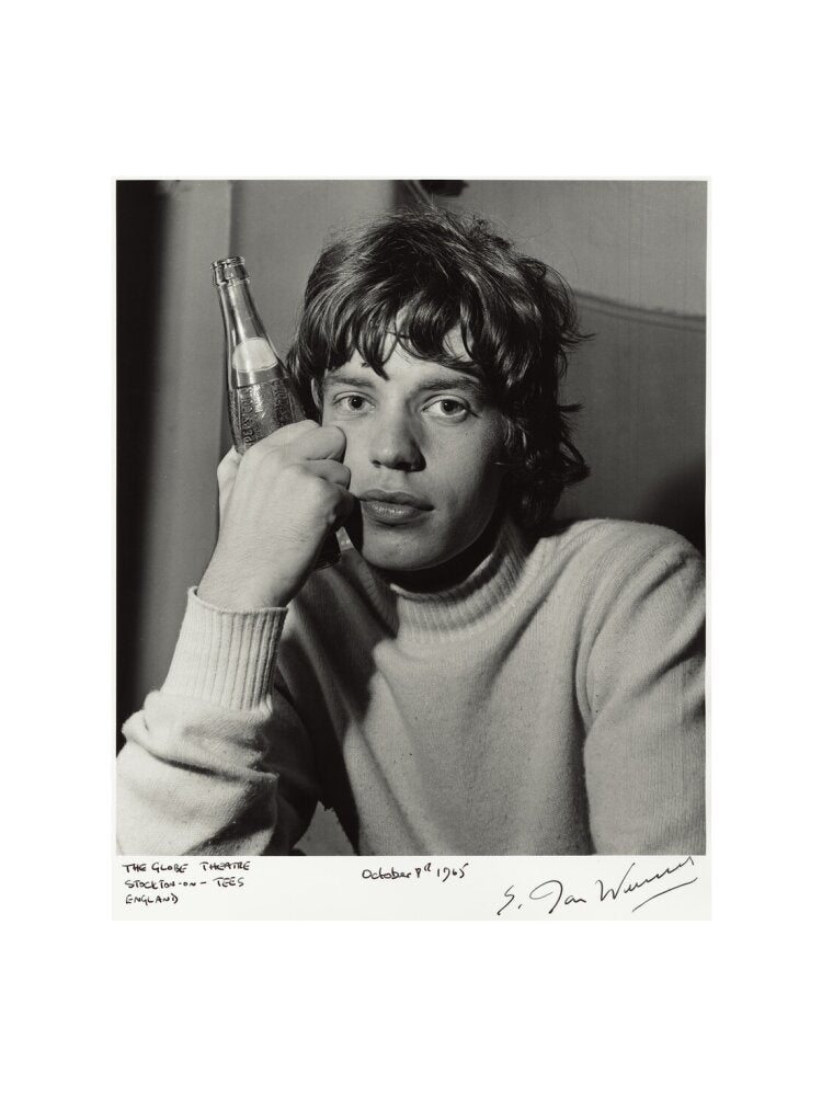 Mick jagger portrait print (art print, small, no frame)