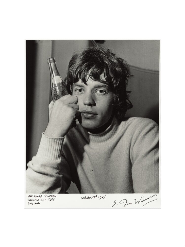 Mick jagger portrait print (art print, large, no frame)