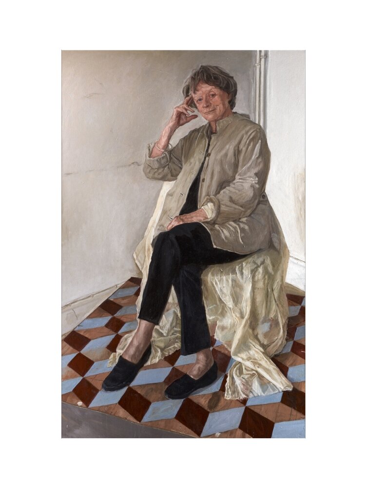 Maggie smith portrait print (art print, large, no frame)