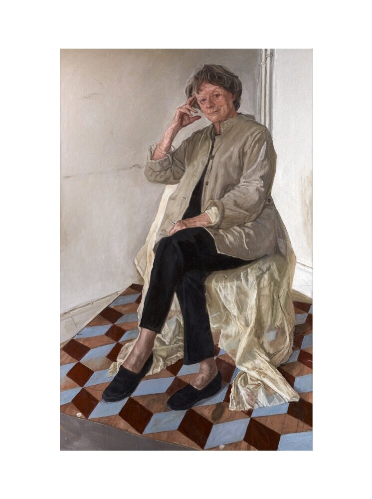 Maggie smith portrait print (art print, extra large, no frame)