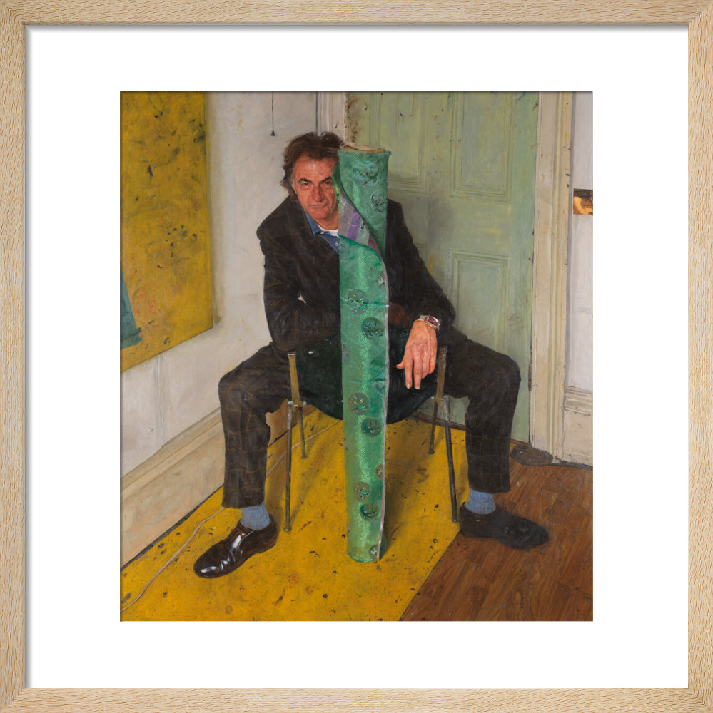 Paul smith portrait print (art print, small, natural frame)