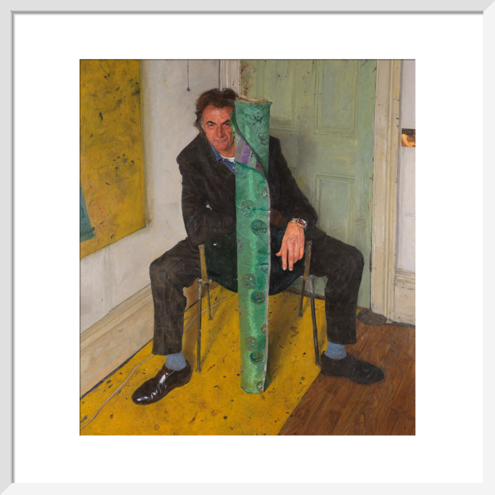 Paul smith portrait print (art print, medium, white frame)