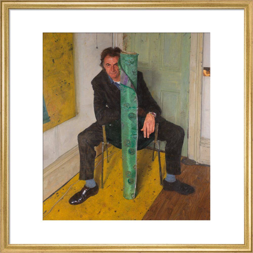 Paul smith portrait print (art print, medium, gold frame)