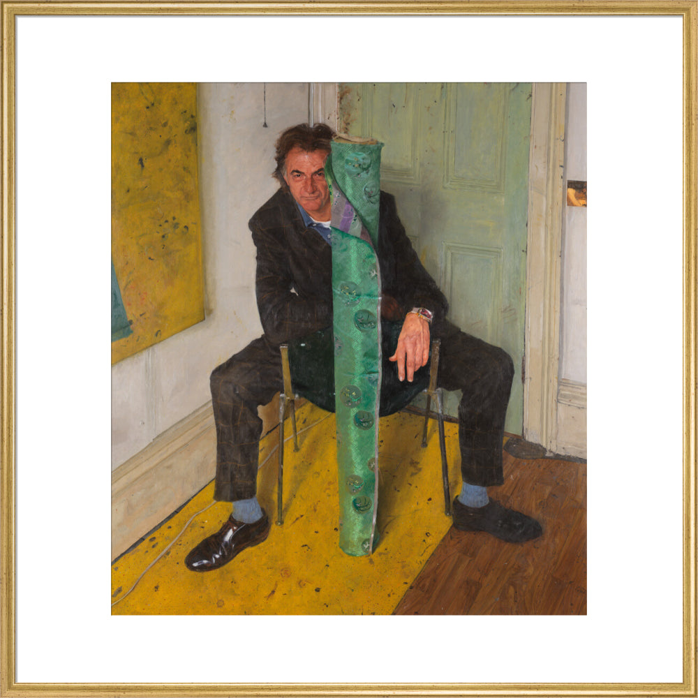 Paul smith portrait print (art print, extra large, gold frame)