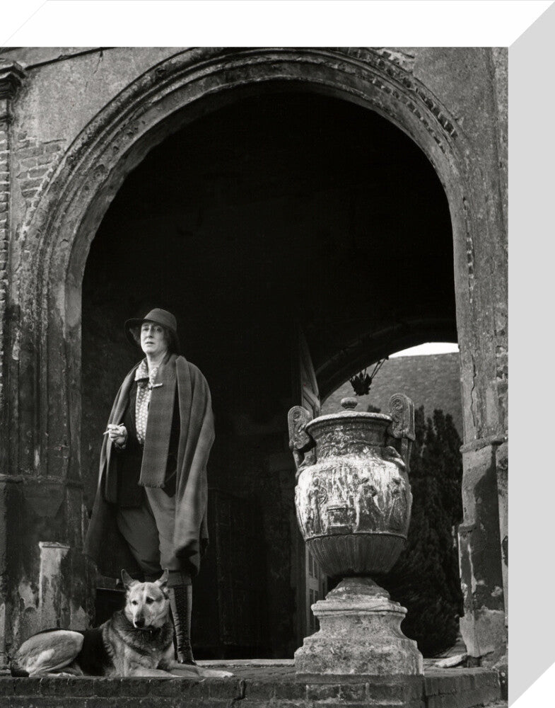 Vita sackville west portrait print (stretched canvas, small, no frame)