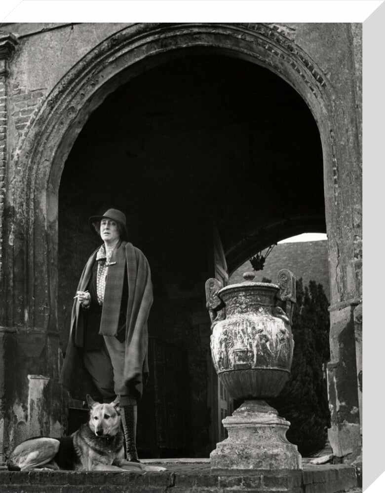 Vita sackville west portrait print (stretched canvas, medium, no frame)