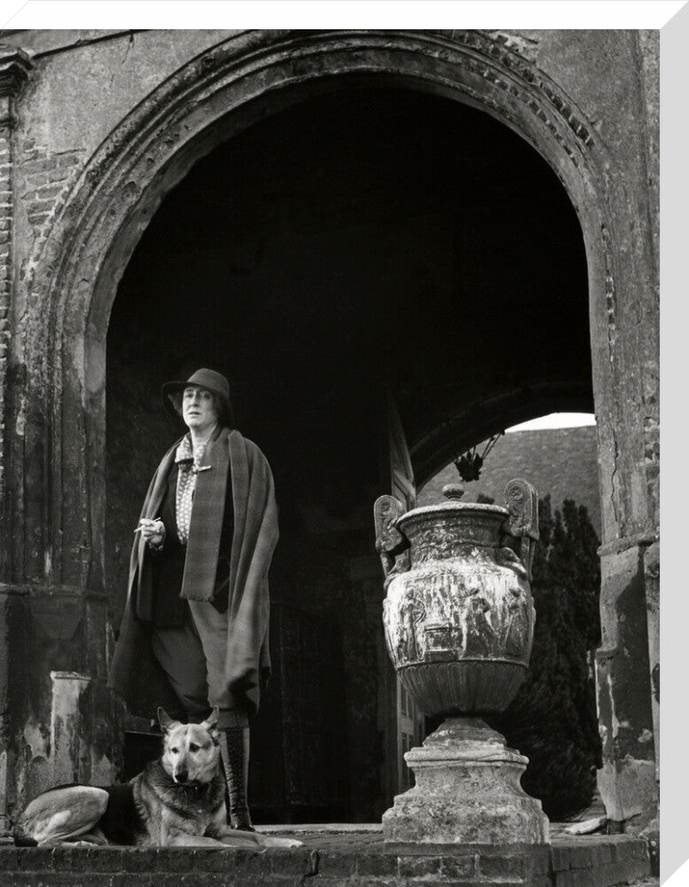 Vita sackville west portrait print (stretched canvas, large, no frame)