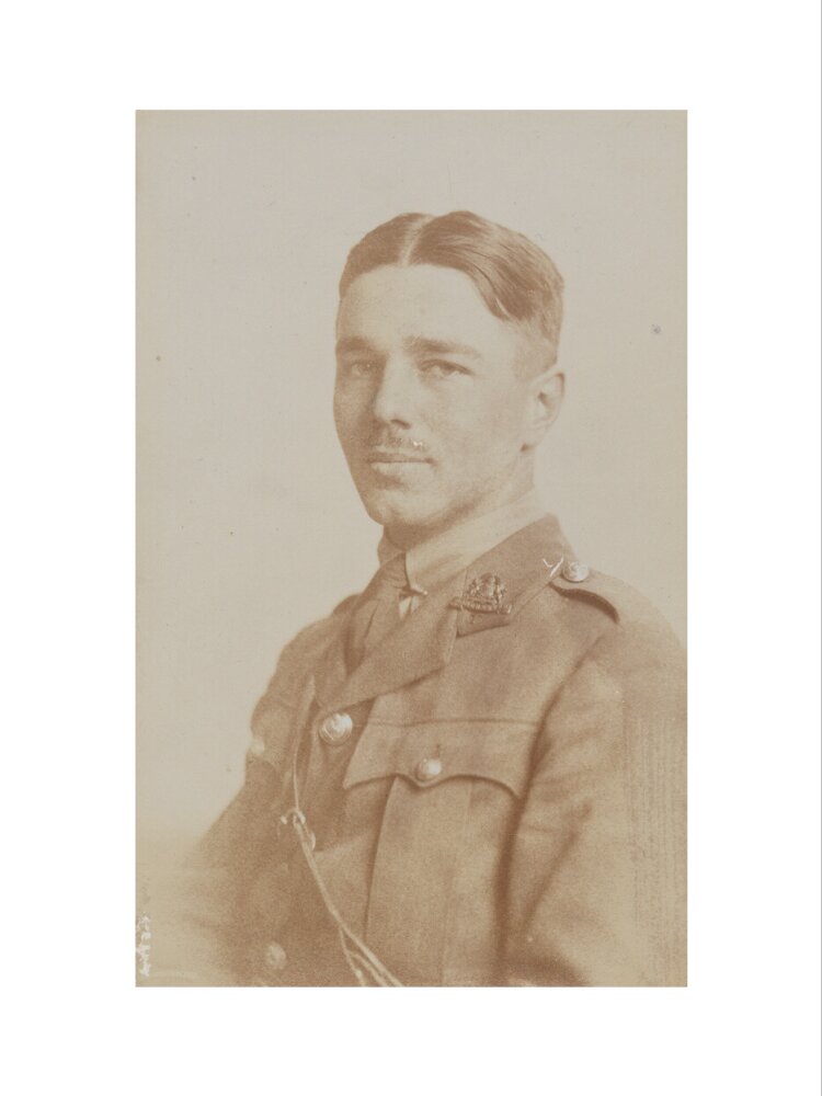Wilfred owen portrait print (art print, small, no frame)