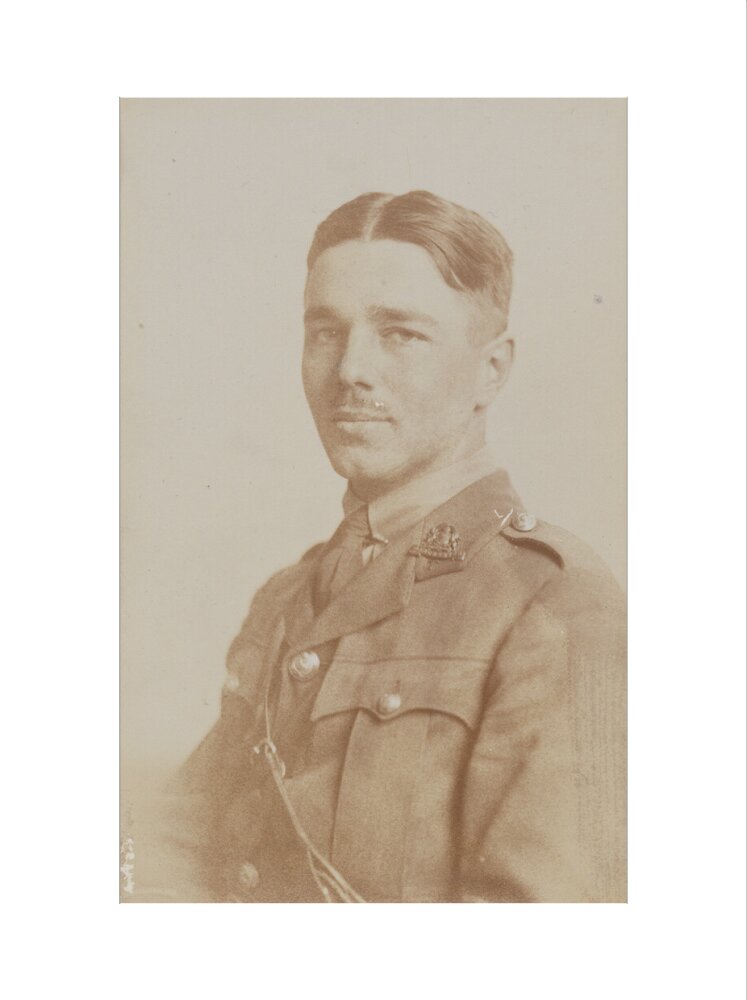 Wilfred owen portrait print (art print, extra large, no frame)