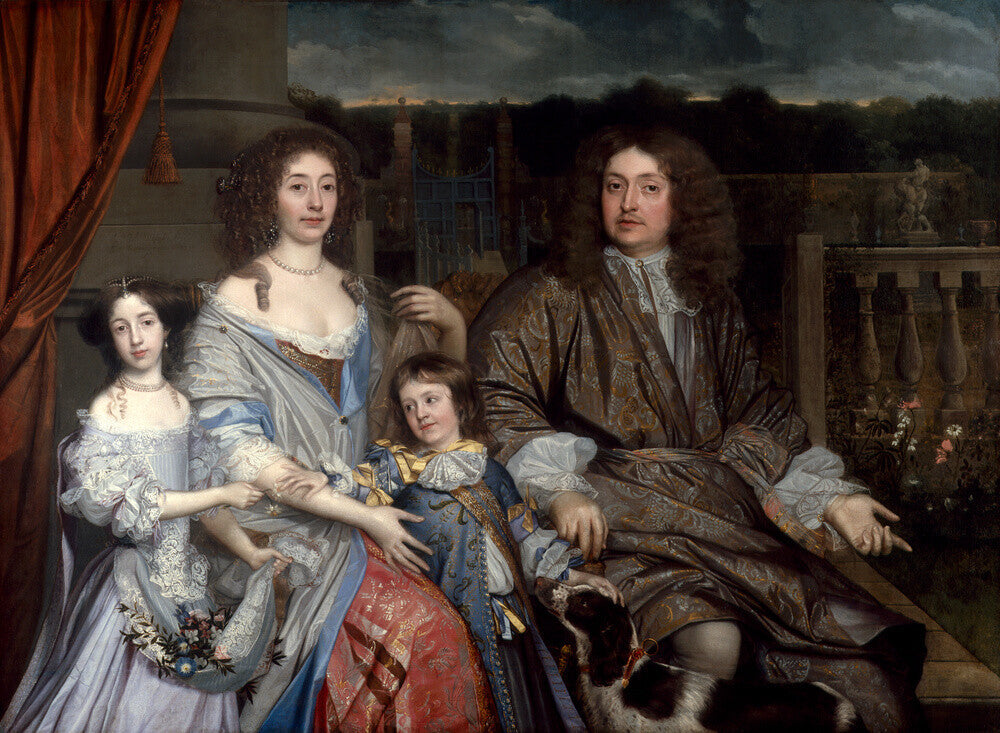 The family of sir robert vyner portrait print