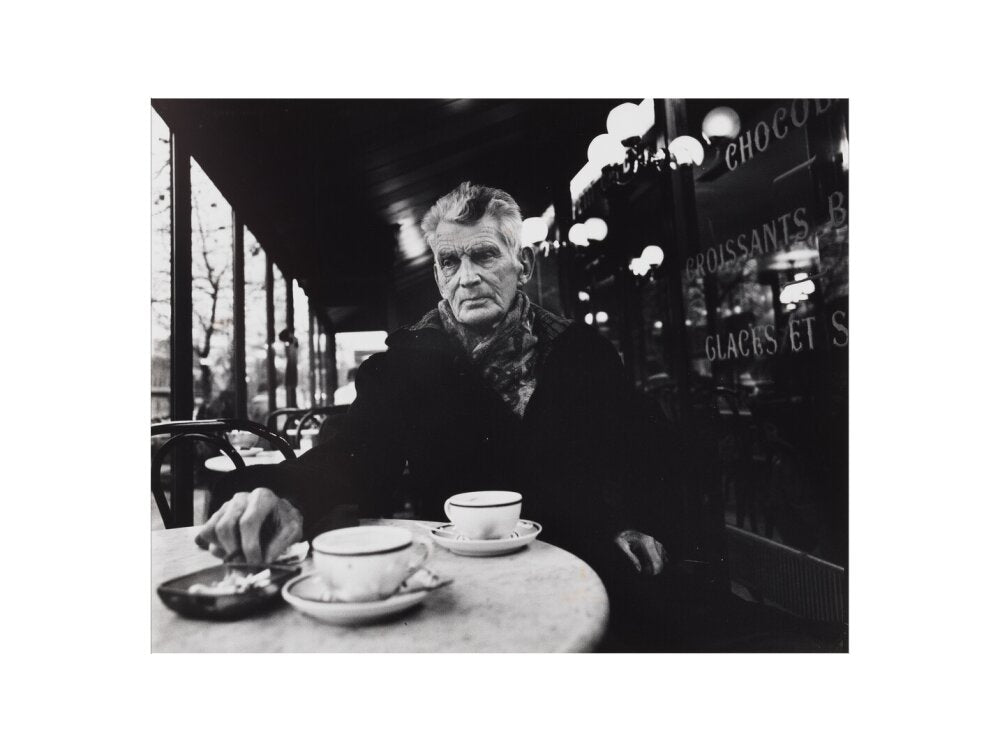 Samuel beckett portrait print (art print, extra large, no frame)