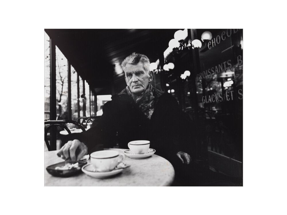 Samuel beckett portrait print (art print, medium, no frame)