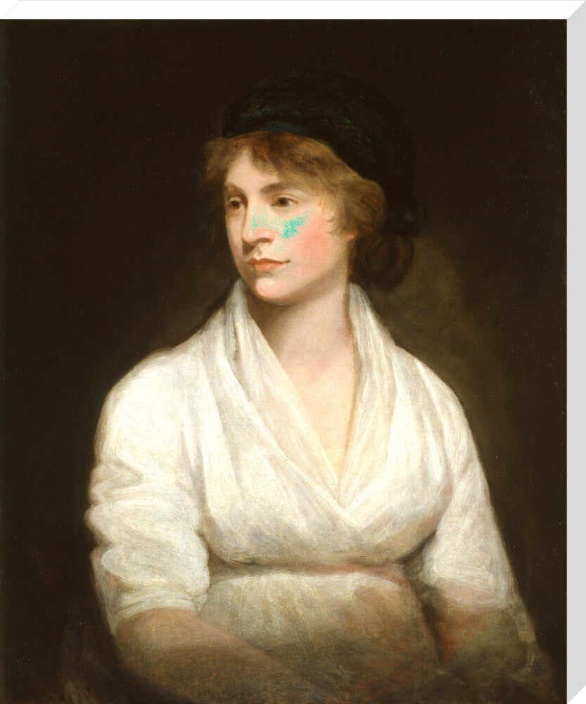 Mary wollstonecraft portrait print (stretched canvas, extra large, no frame)