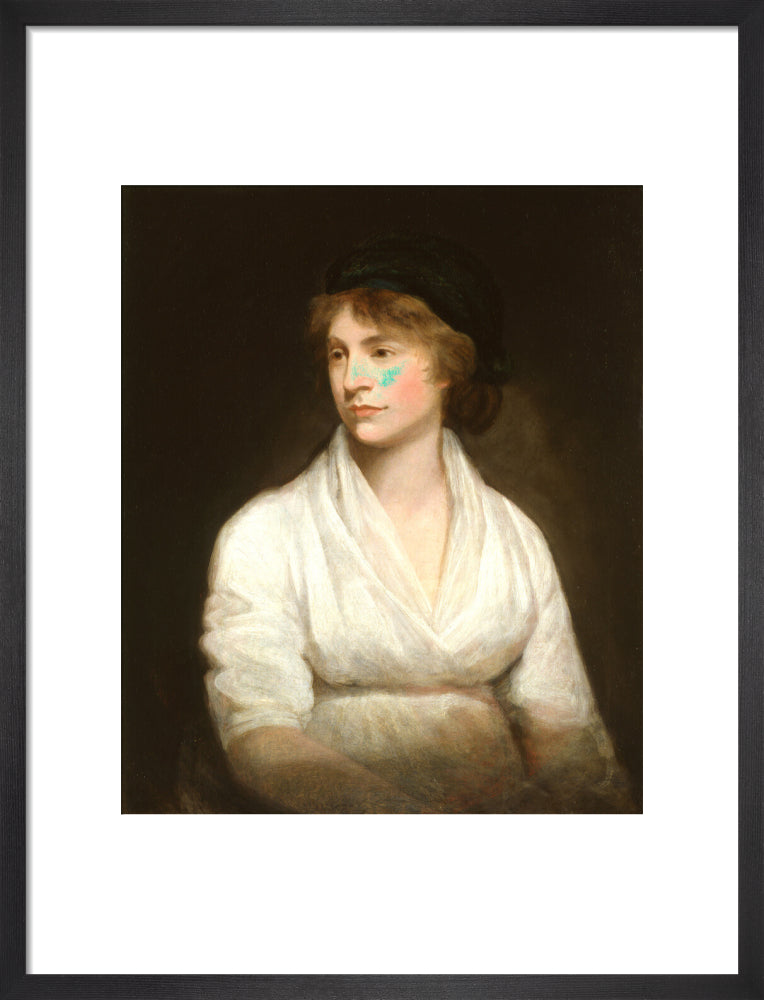 Mary wollstonecraft portrait print (art print, medium, black frame)