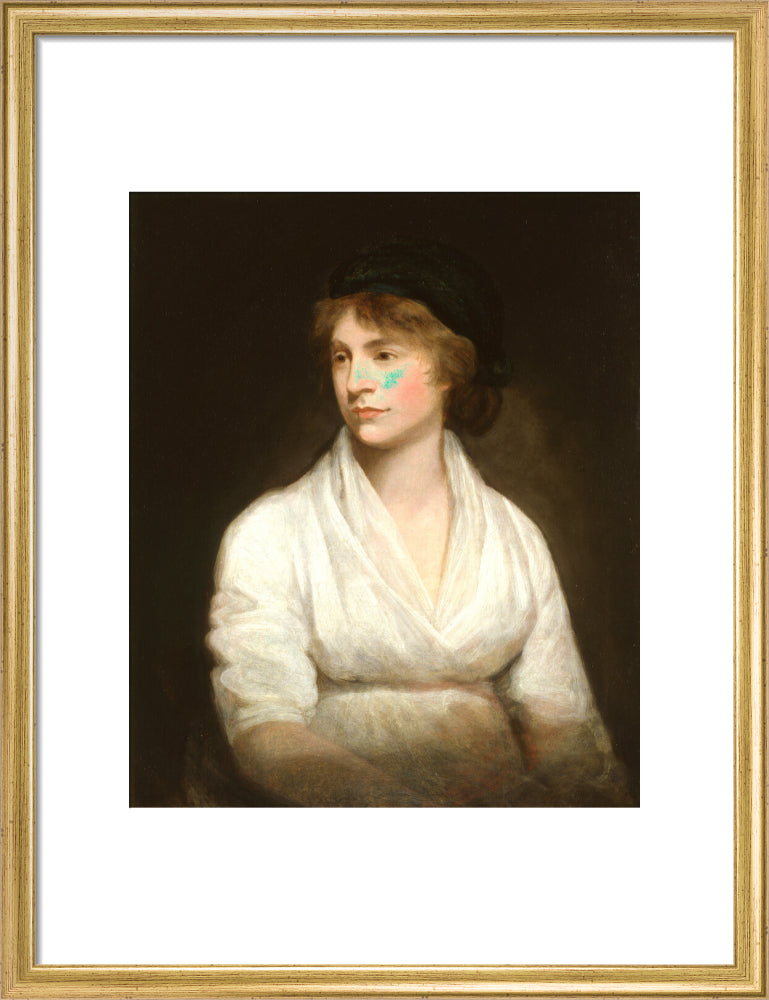 Mary wollstonecraft portrait print (art print, medium, gold frame)