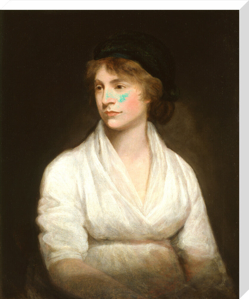 Mary wollstonecraft portrait print (stretched canvas, large, no frame)
