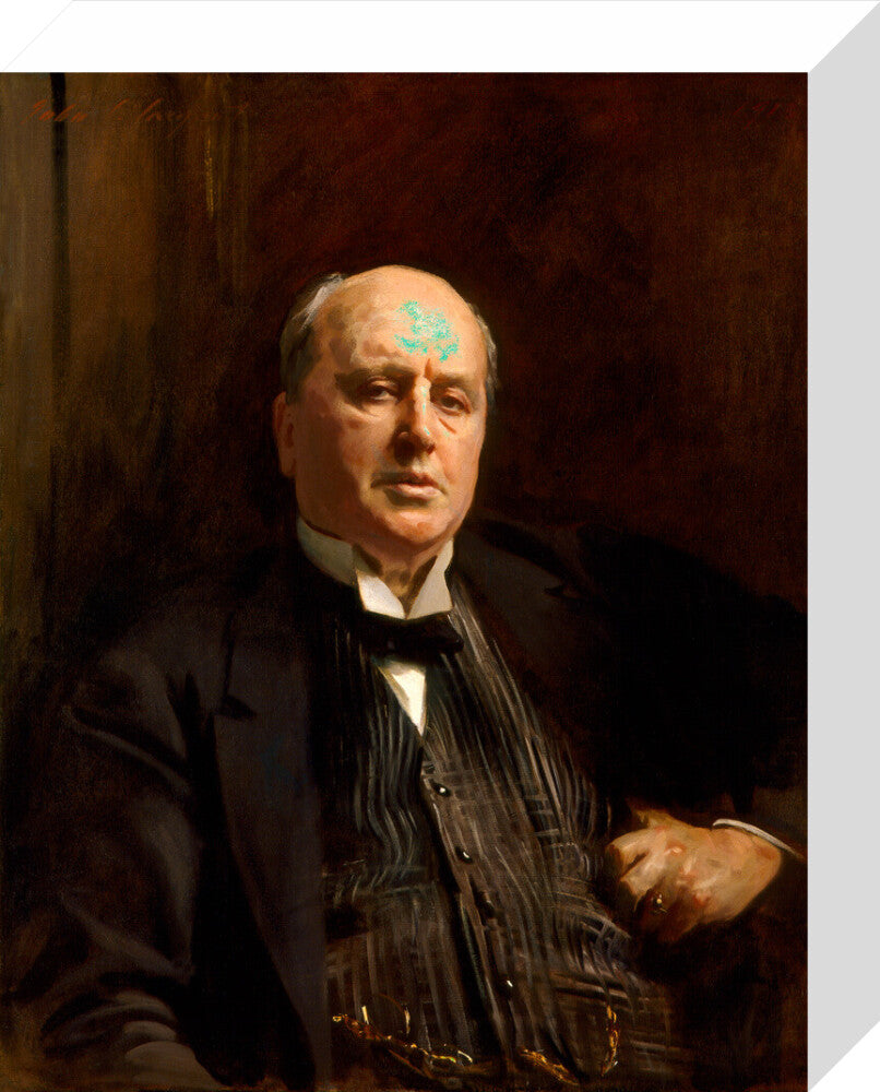 Henry james portrait print (stretched canvas, small, no frame)