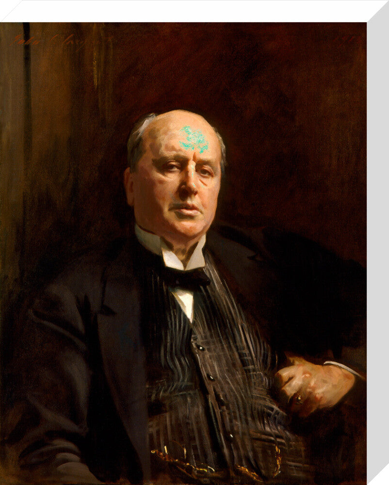 Henry james portrait print (stretched canvas, medium, no frame)