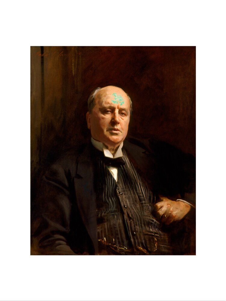 Henry james portrait print (art print, small, no frame)