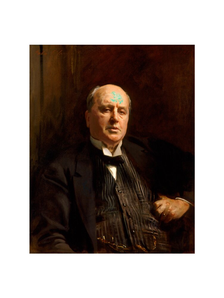 Henry james portrait print (art print, extra large, no frame)