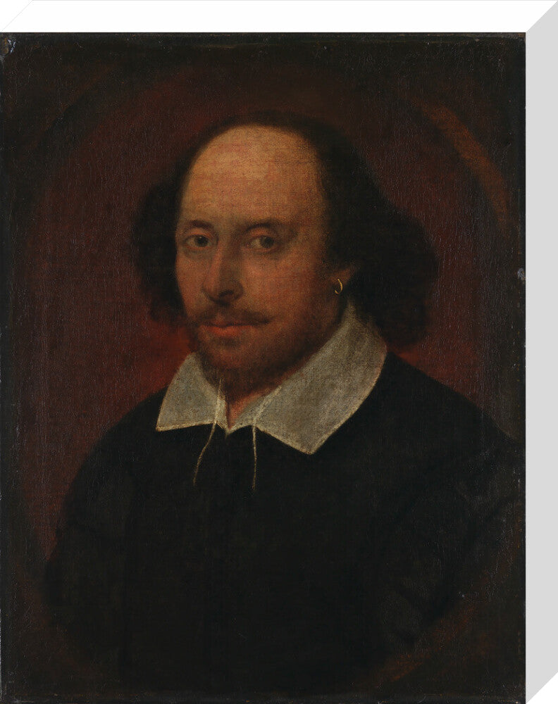 William shakespeare portrait print (stretched canvas, medium, no frame)