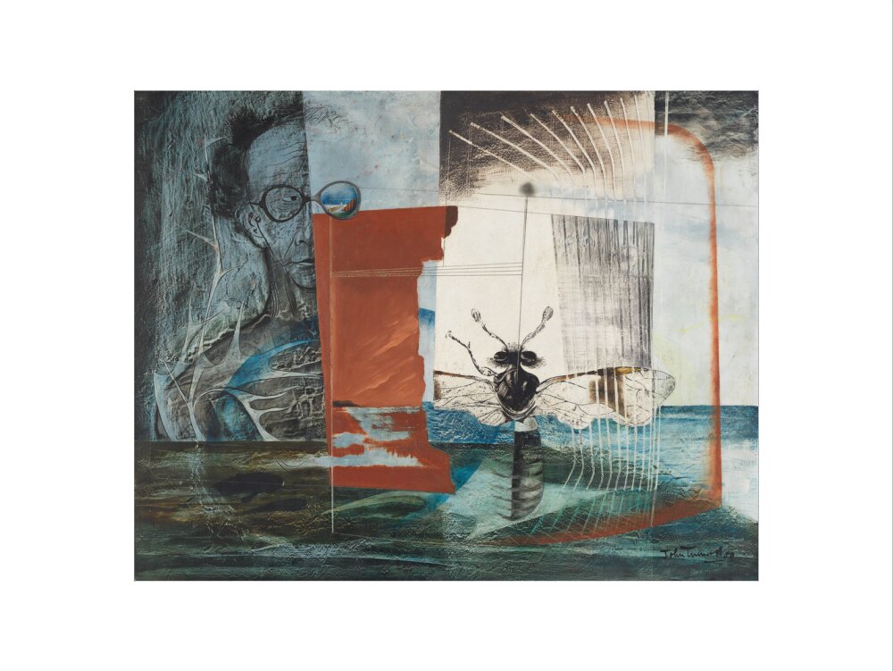 John tunnard portrait print (art print, small, no frame)