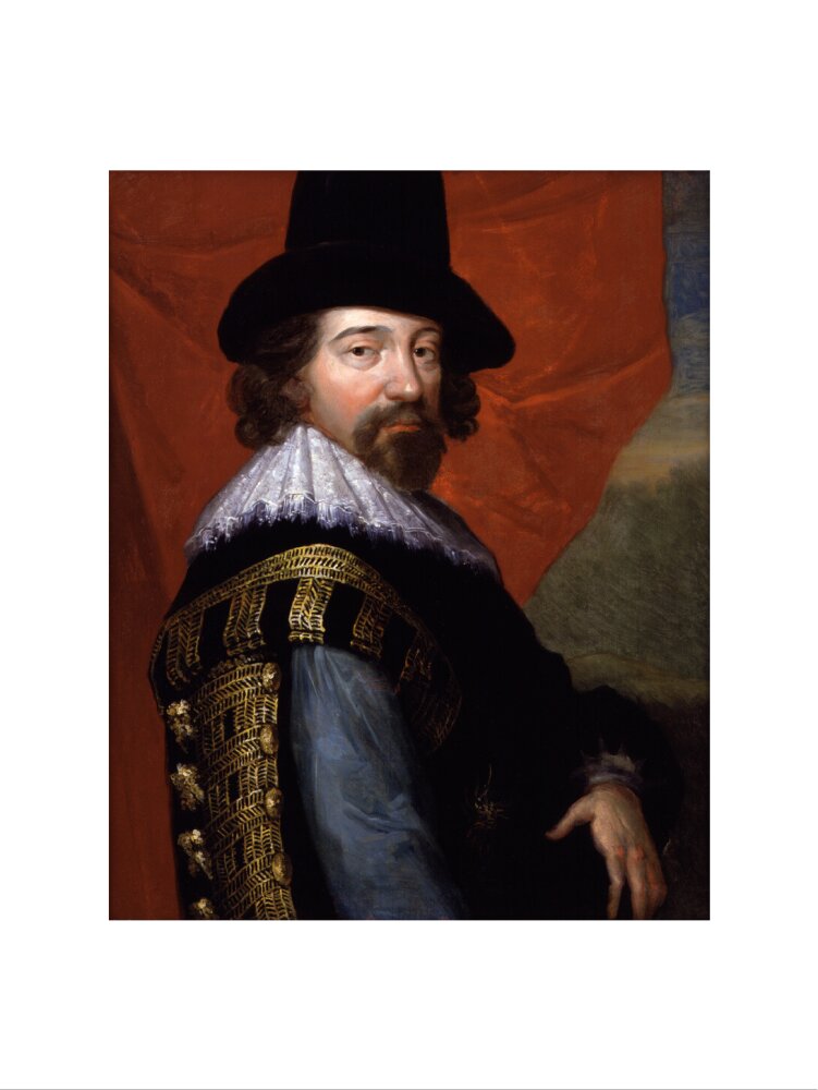 Francis bacon, 1st viscount st alban portrait print (art print, large, no frame)