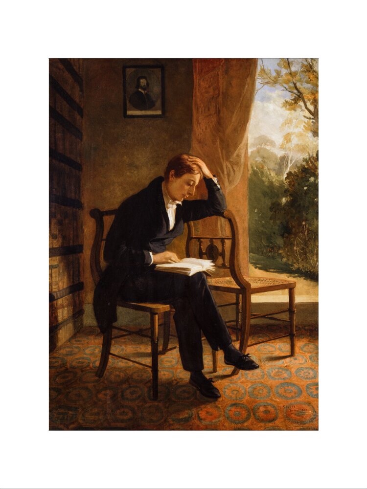 John keats portrait print (art print, extra large, no frame)