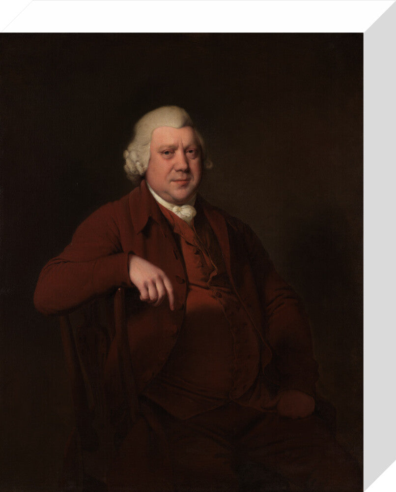 Sir richard arkwright portrait print (stretched canvas, small, no frame)