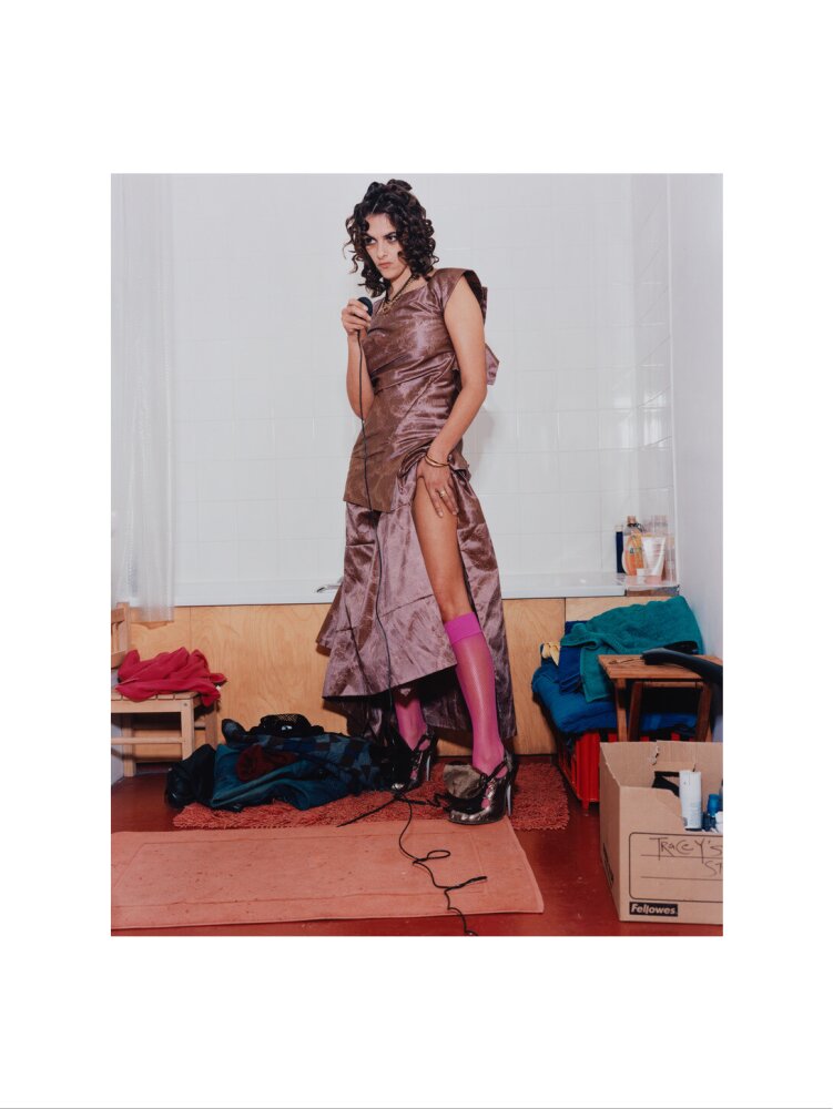 Dame tracey emin portrait print (art print, medium, no frame frame)