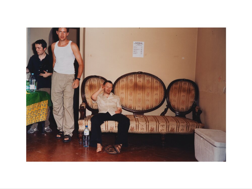 Radiohead (thom yorke; colin greenwood; edward john o'brien) portrait print (art print, extra large, no frame)