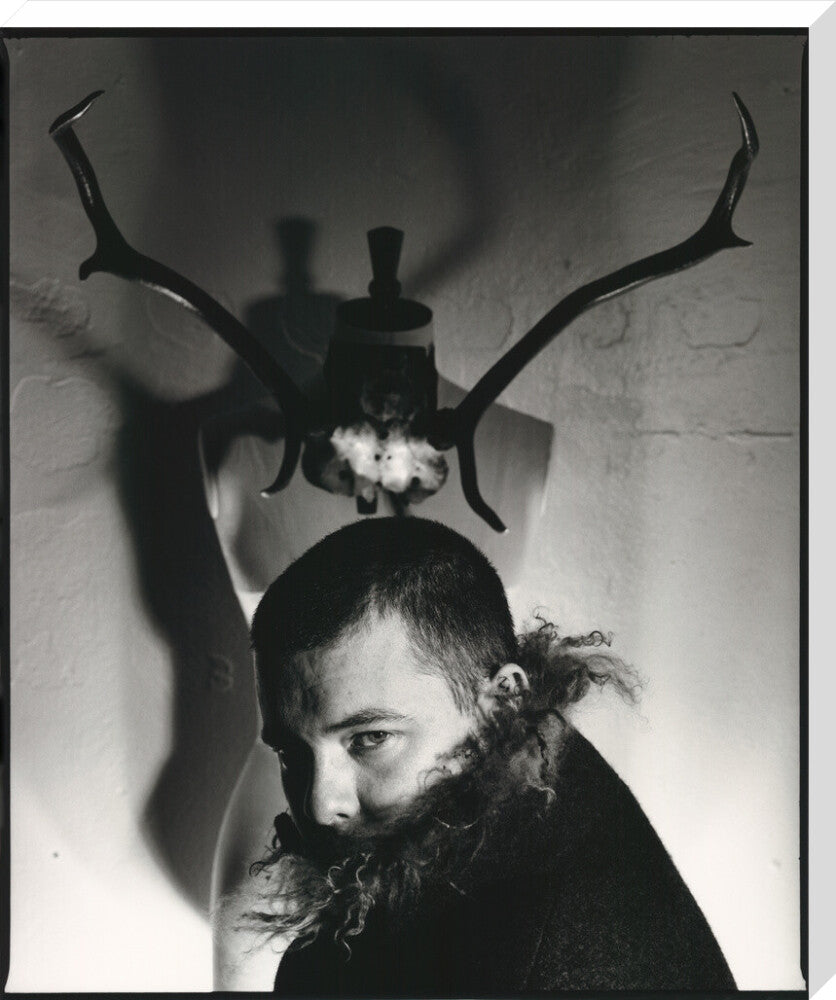 Alexander mcqueen portrait print (stretched canvas, extra large, no frame frame)