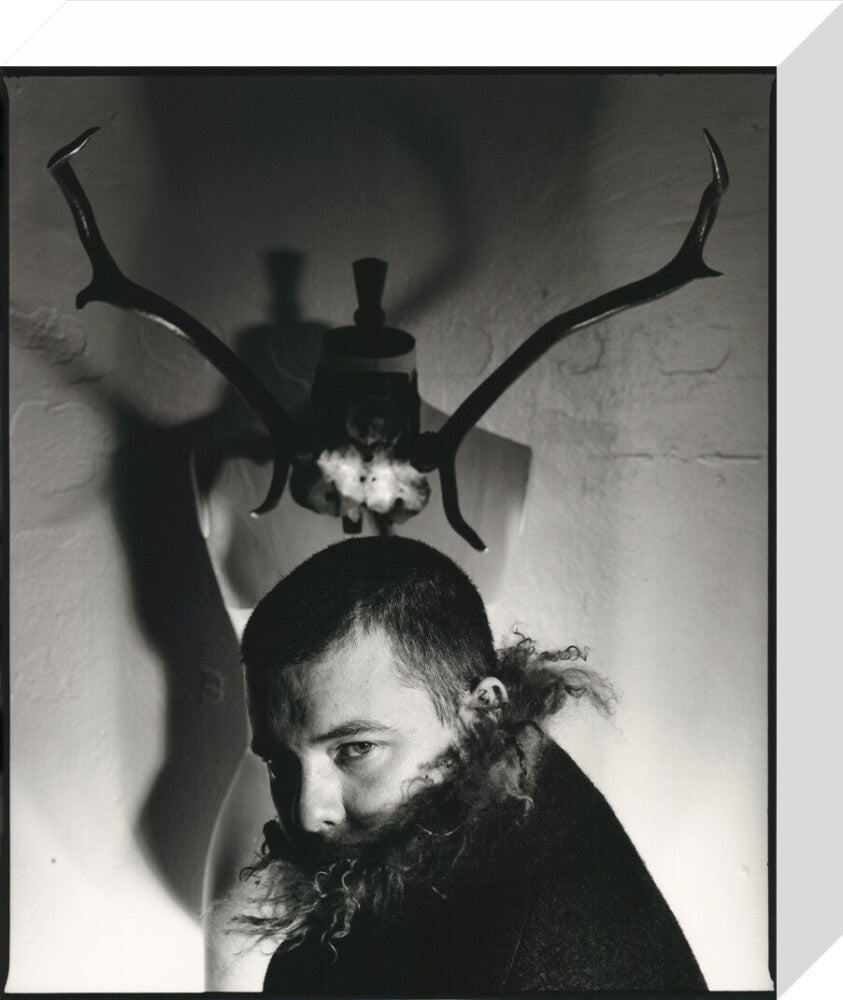 Alexander mcqueen portrait print (stretched canvas, small, no frame frame)