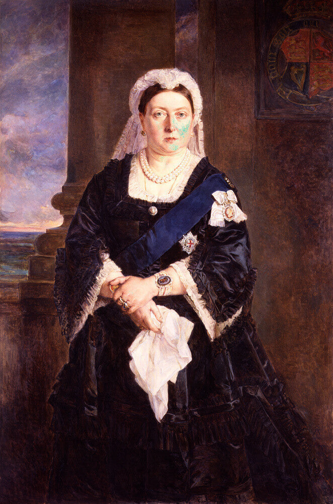 Queen victoria portrait print